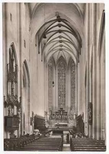 Vintage Postcard Church Rothenburg European Unposted 