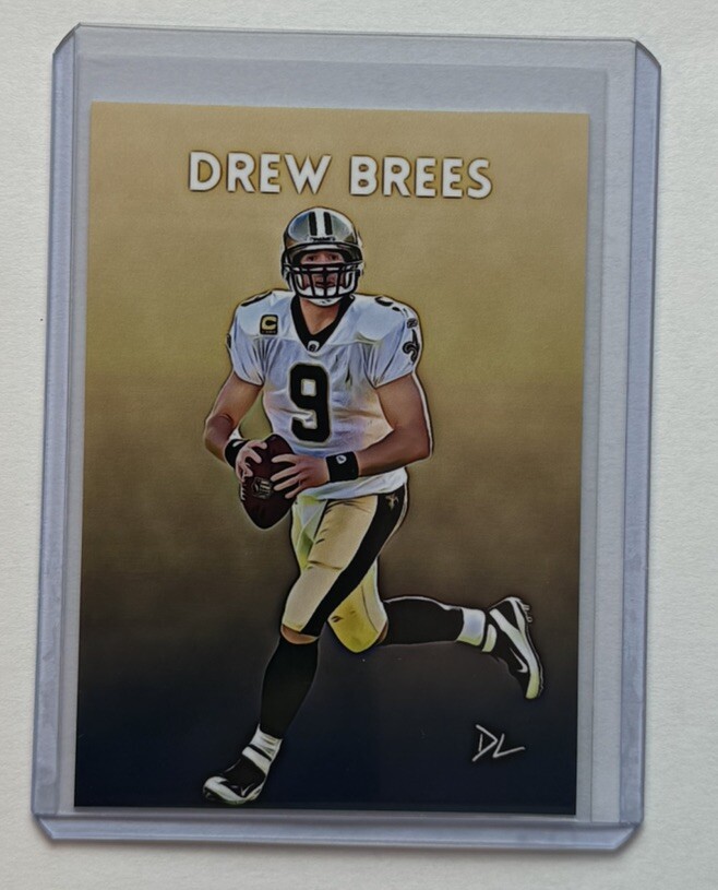 Drew Brees Limited Edition Artist Signed 