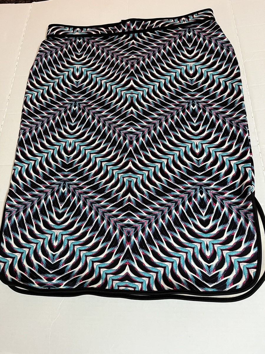 order　FABRIC ⑥ Bisou Bisou women's skirt colorful geometric design Midi size