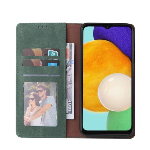 For Samsung Galaxy A22 A33 A51 A72 Plain Leather Flip Stand Wallet Phone Case - Picture 55 of 58