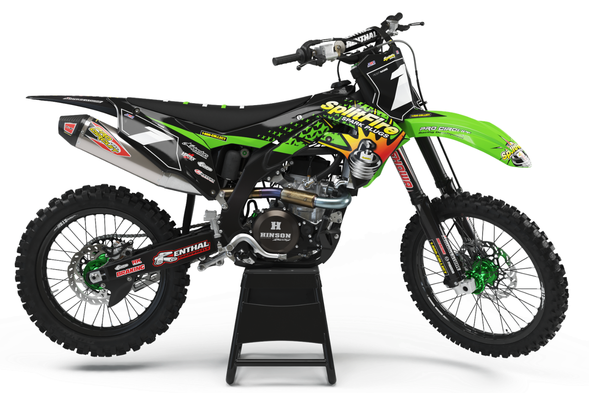 絵画 flk041116 KAWASAKI Complete Graphics KX F KLX 65 85 110 112 125 140 150 230