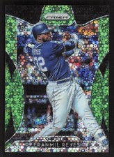 2019 Panini Prizm Franmil Reyes Lime Green Donut Circles SN #43 Card #/199