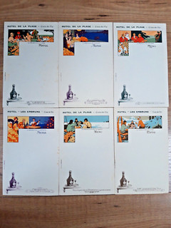 Serie de 6 Menus La Benedictine