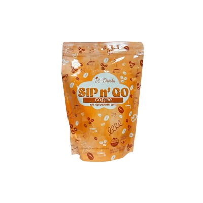 K-Drinks Sip N' GO Coffee Keto Instant Mix w/ Stevia 22g x 10 Sachets