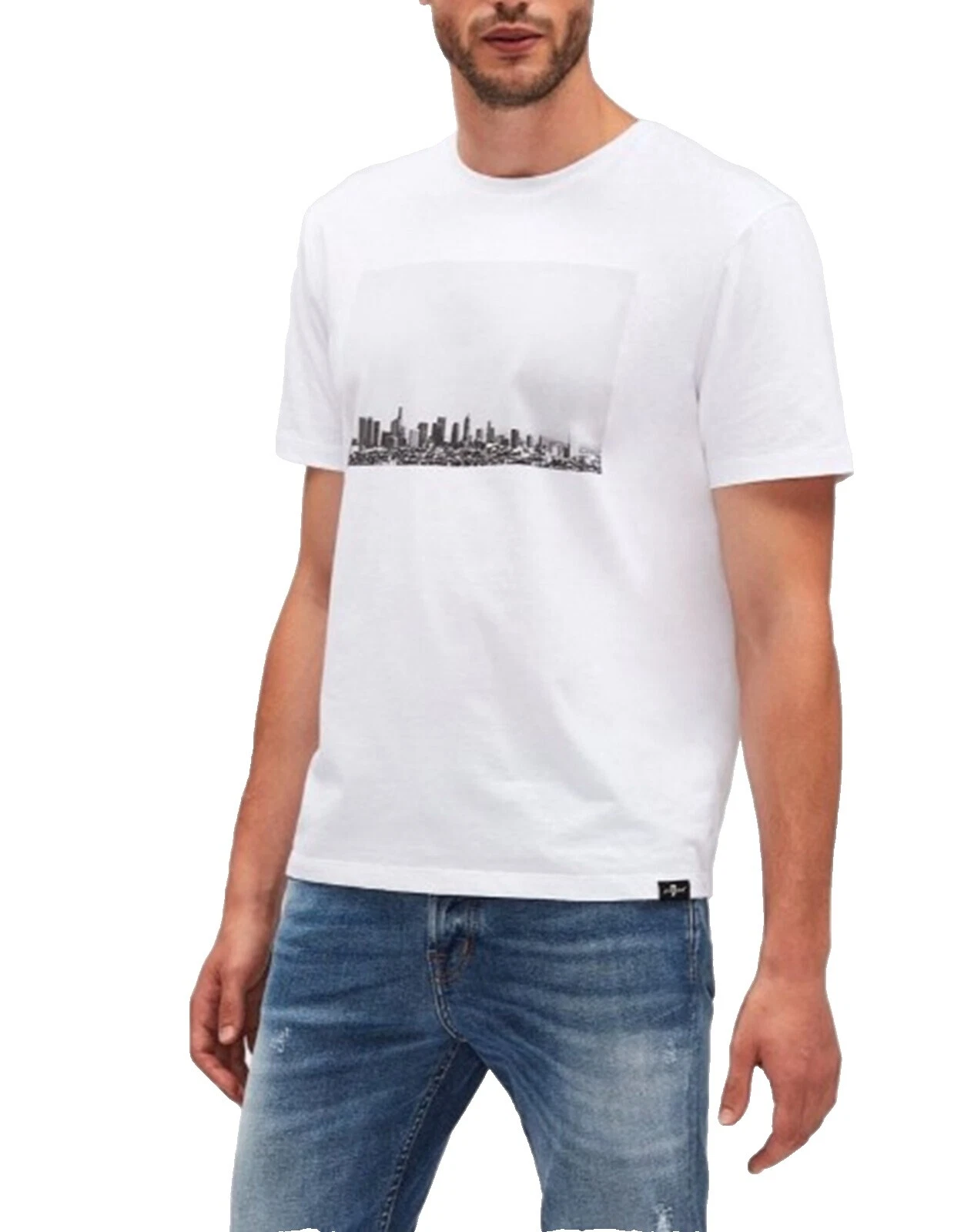 7 For All Mankind camisetas de algodón para hombres