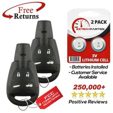 2 For LTQSAAM433TX Saab 9-3 Keyless Entry Smart Prox Remote Car Key Fob