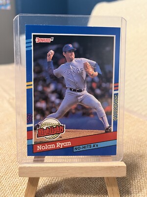 rare nolan ryan baseball cards Topps World's Thinnest Porcelain Card 2276/5000 Nolan Ryan Leaf Metal Prismatic