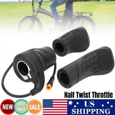 Half Twist Throttle Electric Bike Speed Throttle Waterproof Ebike Modified Thumb