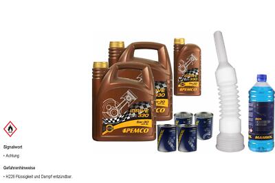 9L PEMCO iDRIVE 330 5W-30 Motoröl API SL ACEA A3/B3 ILSAC GF-5 Additiv Schlauch