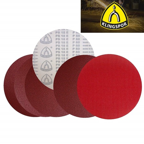 KLINGSPOR 125mm 5" Sanding Plain Discs 40240 Sandpaper Pads eBay