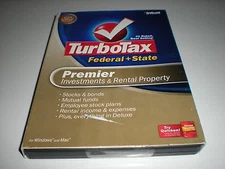Turbotax 2007 Premier with state. Ugly Box. New sealed blemished box.
