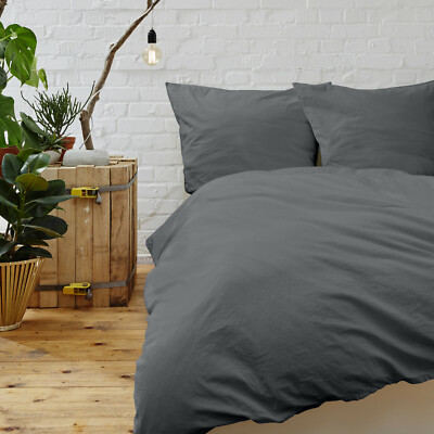 Duvet Cover Bamboo Feel 1800 Count 3 Piece Super Soft Set for Comforter Luxury