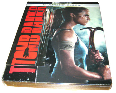 Tomb Raider - 2018 - New 4K Ultra HD Blu-Ray - Steelbook Edition