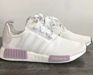 white and lavender adidas