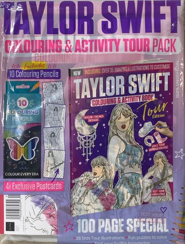 Future Publishing Magazine Taylor Swift Colouring And Activity Tour ...