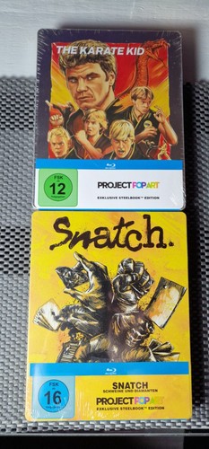 14X Project Pop Art PopArt Exclusiv BluRay Steelbooks NEU & OVP Snatch Equalizer - Bild 4 von 16