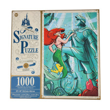 Disney Parks Signature Jigsaw Puzzle Little Mermaid 35th Anniversary 1000 Pieces