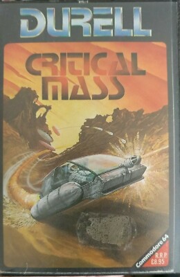Critical Mass (Durell 1986) Commodore C64 (Tape, Box, Manual) works Classic-Game