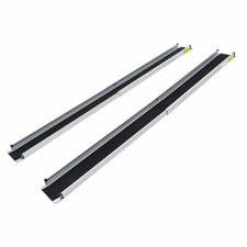 Silver Spring 7' Manual Telescoping Aluminum Wheelchair Loading Ramps