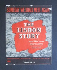 SCARCE  1943  SONG WORDS - MUSIC  SHEET 3  PAGES  "SOMEDAY WE SHALL MEET AGAIN "