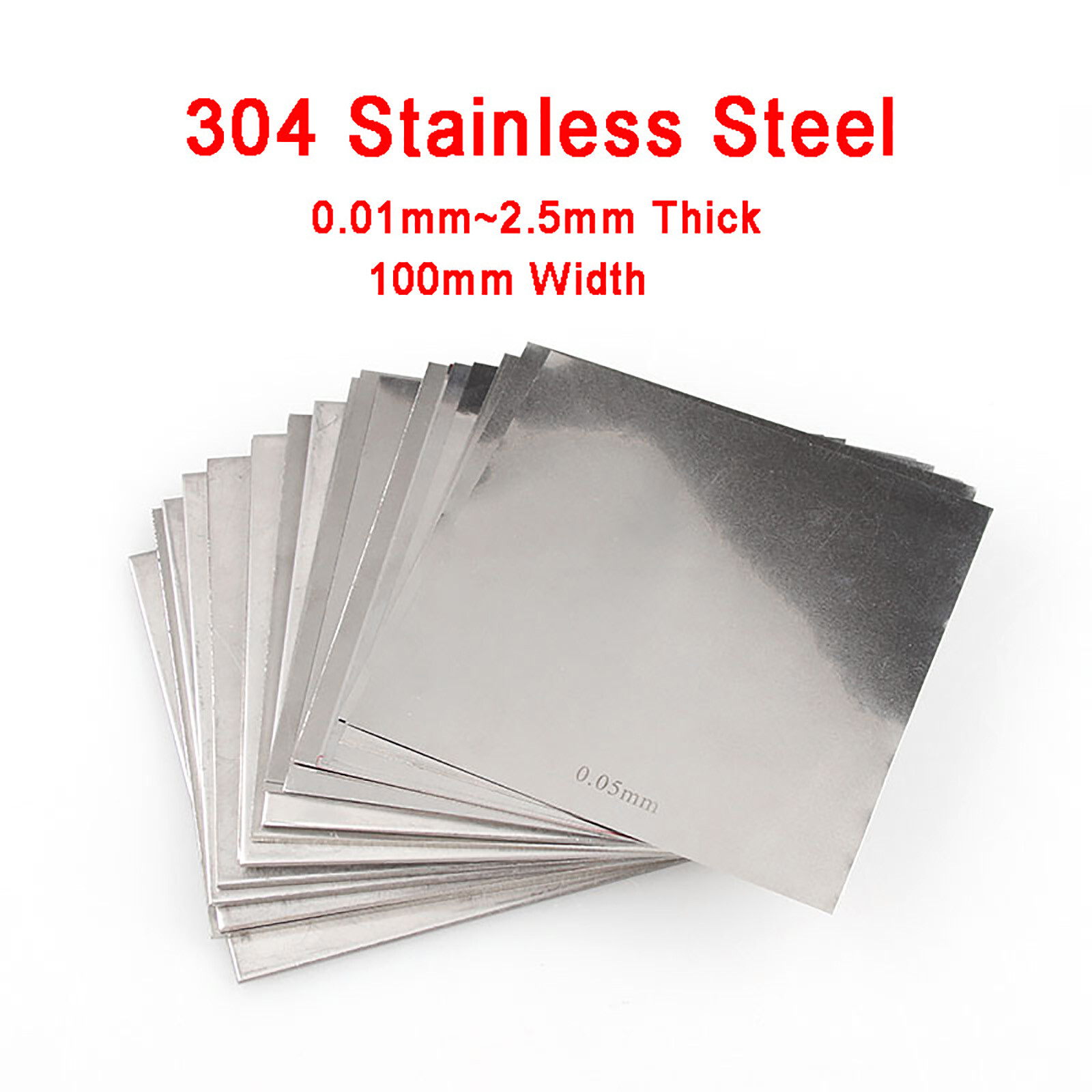 QUARKZMAN Edelstahlblech 304 - 2 Stück 20x20cm Für Bastler Und Handwerker