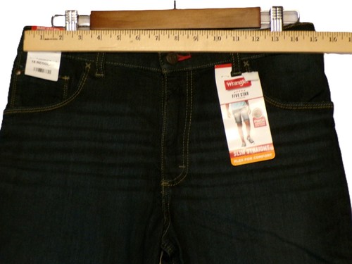 Wrangler Boys Denim Youth Slim Straight Shorts Pinch Protection Flex Comfort NWT - Picture 4 of 8