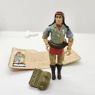 Vintage 1984 GI Joe ARAH Spirit Tracker Figure + Accessories & Card