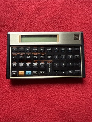 Hp 12c Financial Calculator Black & Gold NEW OPEN BOX Exams / Certifications