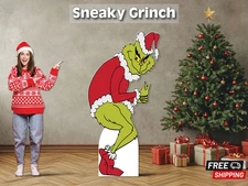 Large grinch cutouts | grinch | dr seuss decorations | yard signs |