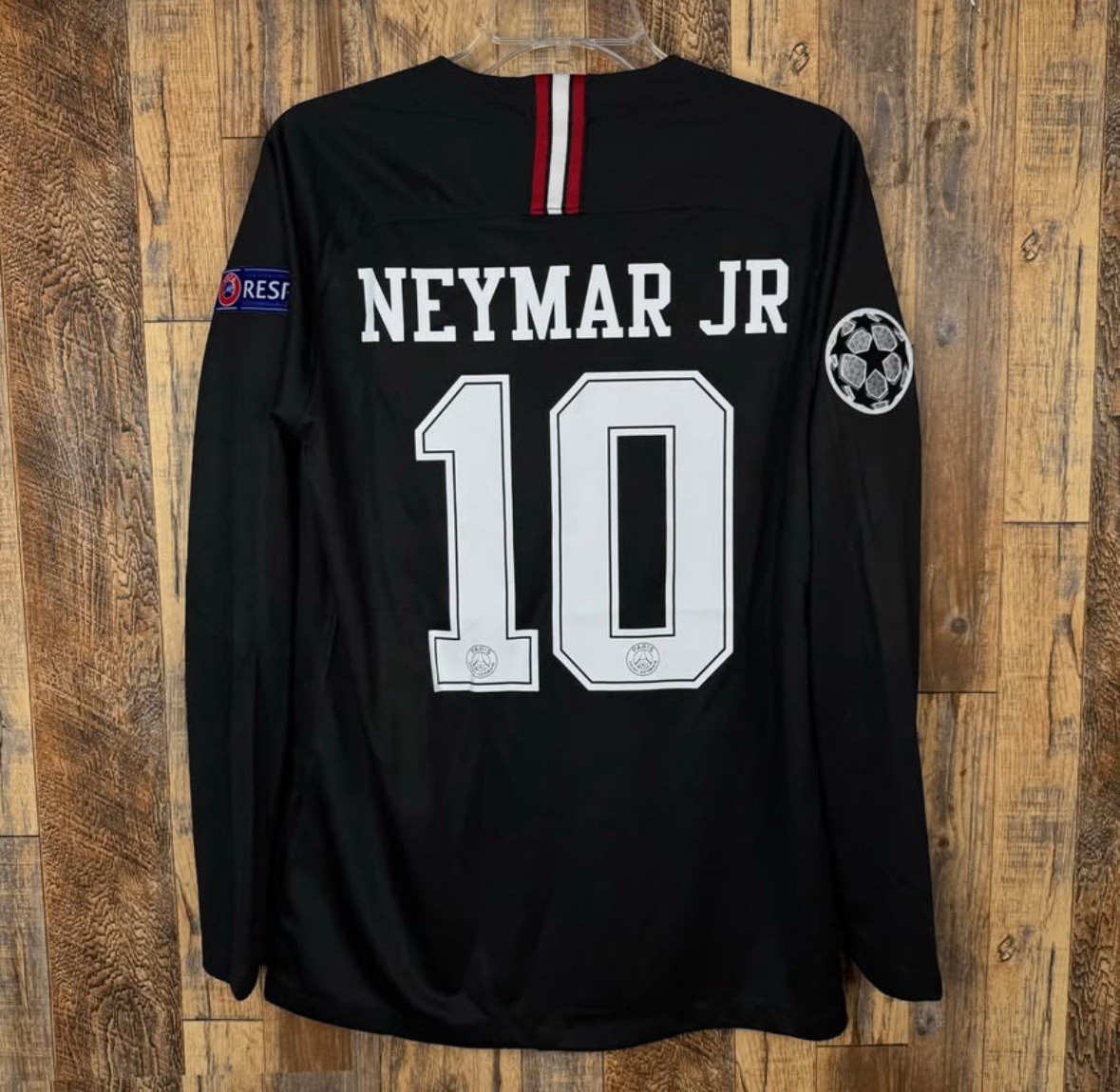 Paris Saint-Germain 2018-19 Away Long Sleeve Soccer Jersey NEYMAR