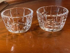 Waterford - Nut Dish, Dipping Sauce, Salt Dip, Votive - Set of 2 - 2 5/8"