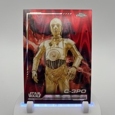 C-3PO - 2024 Topps Chrome Star Wars Red Raywave Refractor