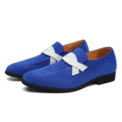 Men's Dress Shoes Oxford Comfortable Pointed Toe Suede Leather Dress Shoes