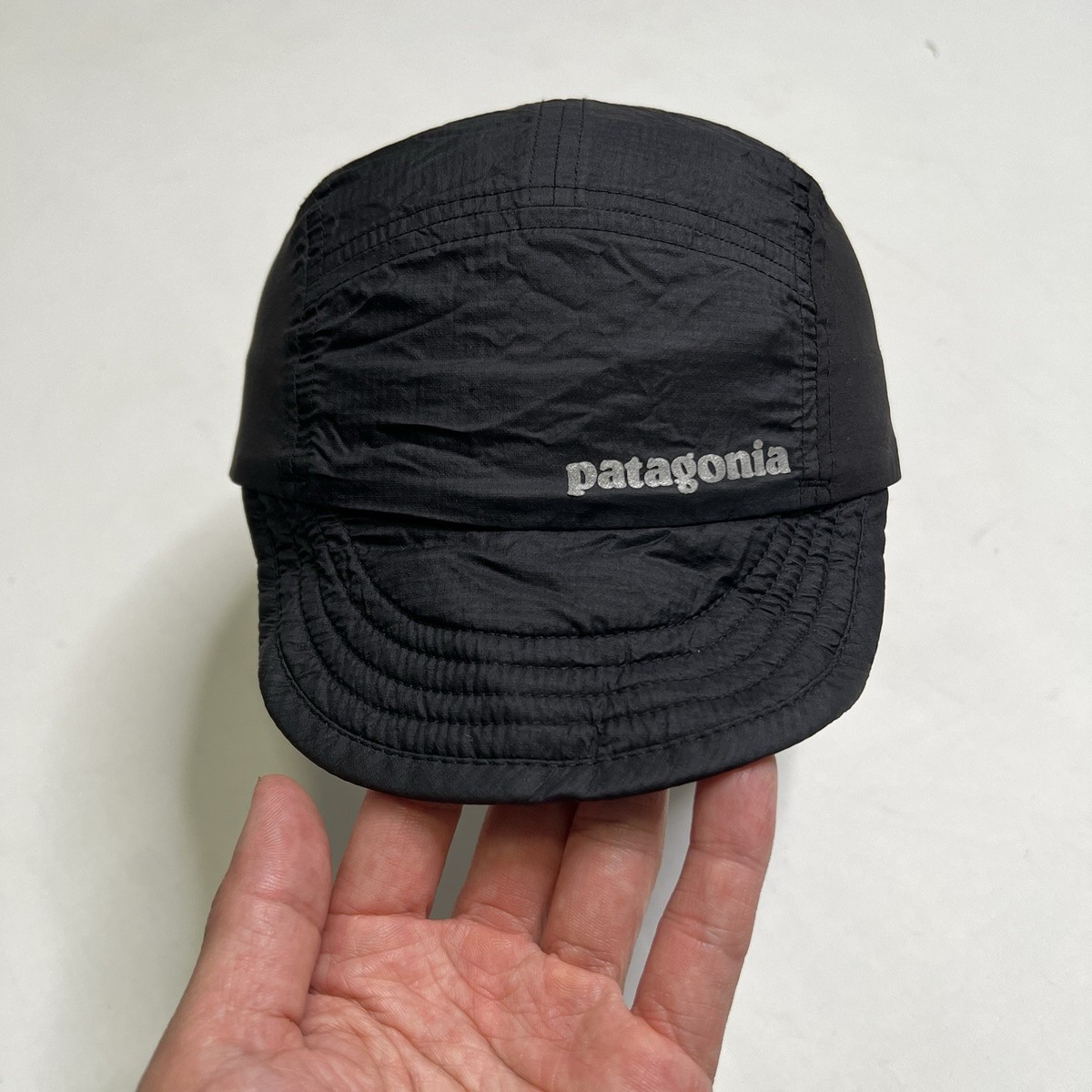 Running Cap Patagonia Airdini Cap Black Patagonia Airdini Nylon