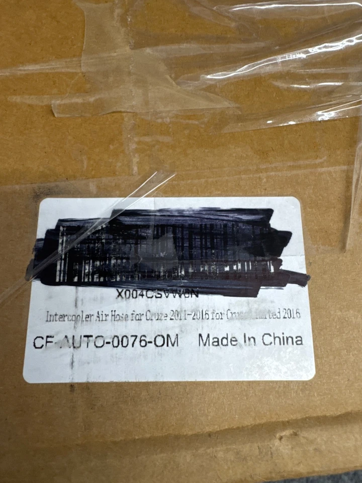 Mangueira de ar intercooler 667-304 para Chevrolet Cruze 2011-2016 e Cruze Limited 2016 - Imagem 2 de 3