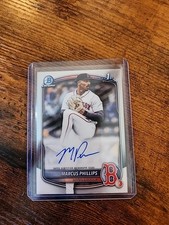 2025 Bowman Draft - Chrome Prospect Autographs Marcus Phillips #CPA-MP (AU, RC)