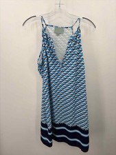 Pre-Owned Skies Are Blue Blue Size Medium Short Sleeveless Dress