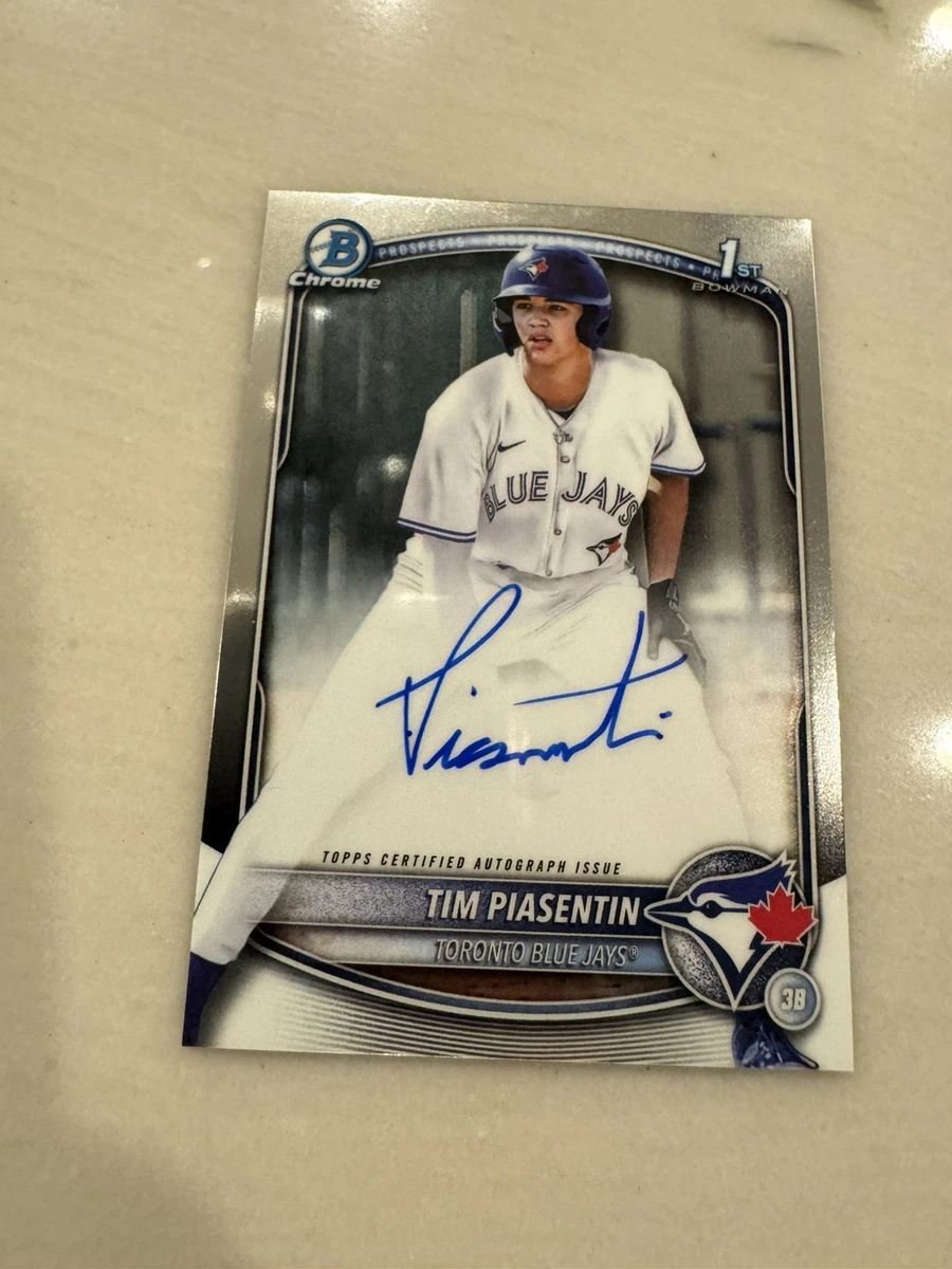 Bowman Baseball Toronto Blue Jays Sports Autographed Trading Cards