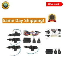 Automate Your Car: 4 Door Lock Actuator Set with Keyless Entry Remote System