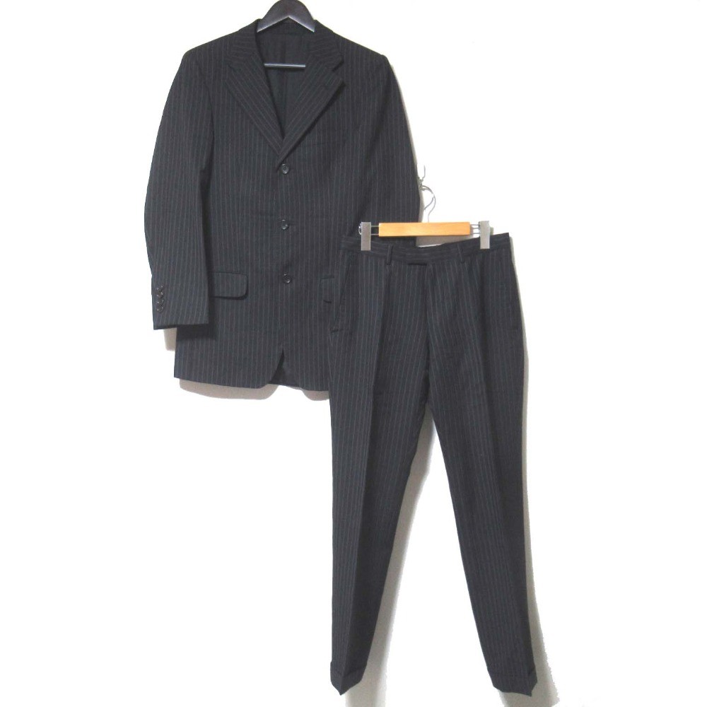 パンツ GUCCI Tom Ford Era Archive Black Slacks GUCCI Tom Ford-era pinstripe tailored jacket slacks suit, 44R
