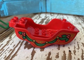 Lego Duplo PARTS Set 10837 sleigh christmas reindeer SANTA Winter HOLIDAY