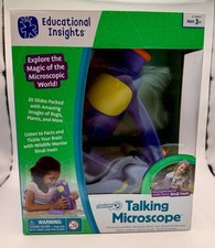 Educational Insights GeoSafari Jr. Talking Kids Microscope, Preschool Multi