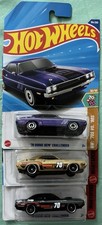 HOT WHEELS 1970 DODGE HEMI CHALLENGER Lot of 3 Variations
