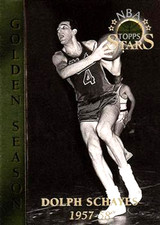 1996 Topps Stars #91 Dolph Schayes Syracuse Nationals HOF