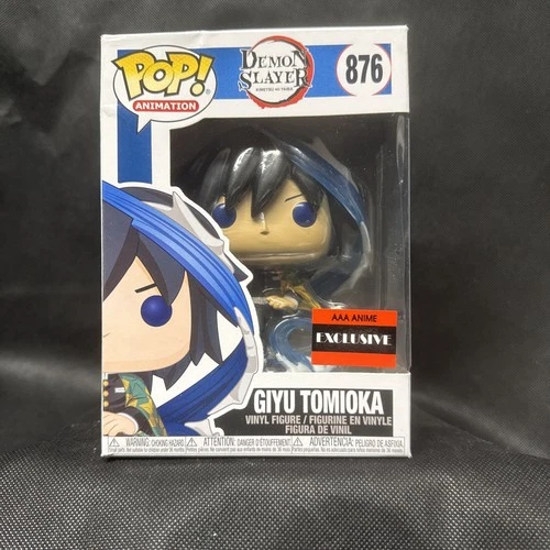Funko Pop! Demon Slayer: Giyu Tomioka #876 AAA Anime Exclusive Damaged Box
