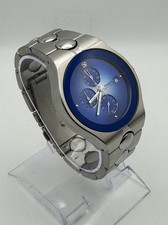 Fossil Mens Wrist Watch FS2920 Chronograph Date Analog Blue Dial Quartz S-steel
