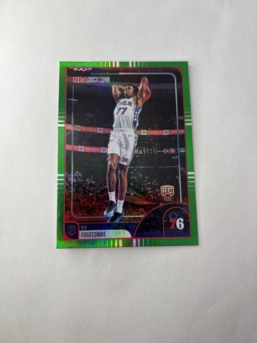 2025-26 Topps Nba Hoops VJ Edgecombe #244 Green Hoops Rookie SP 76ers