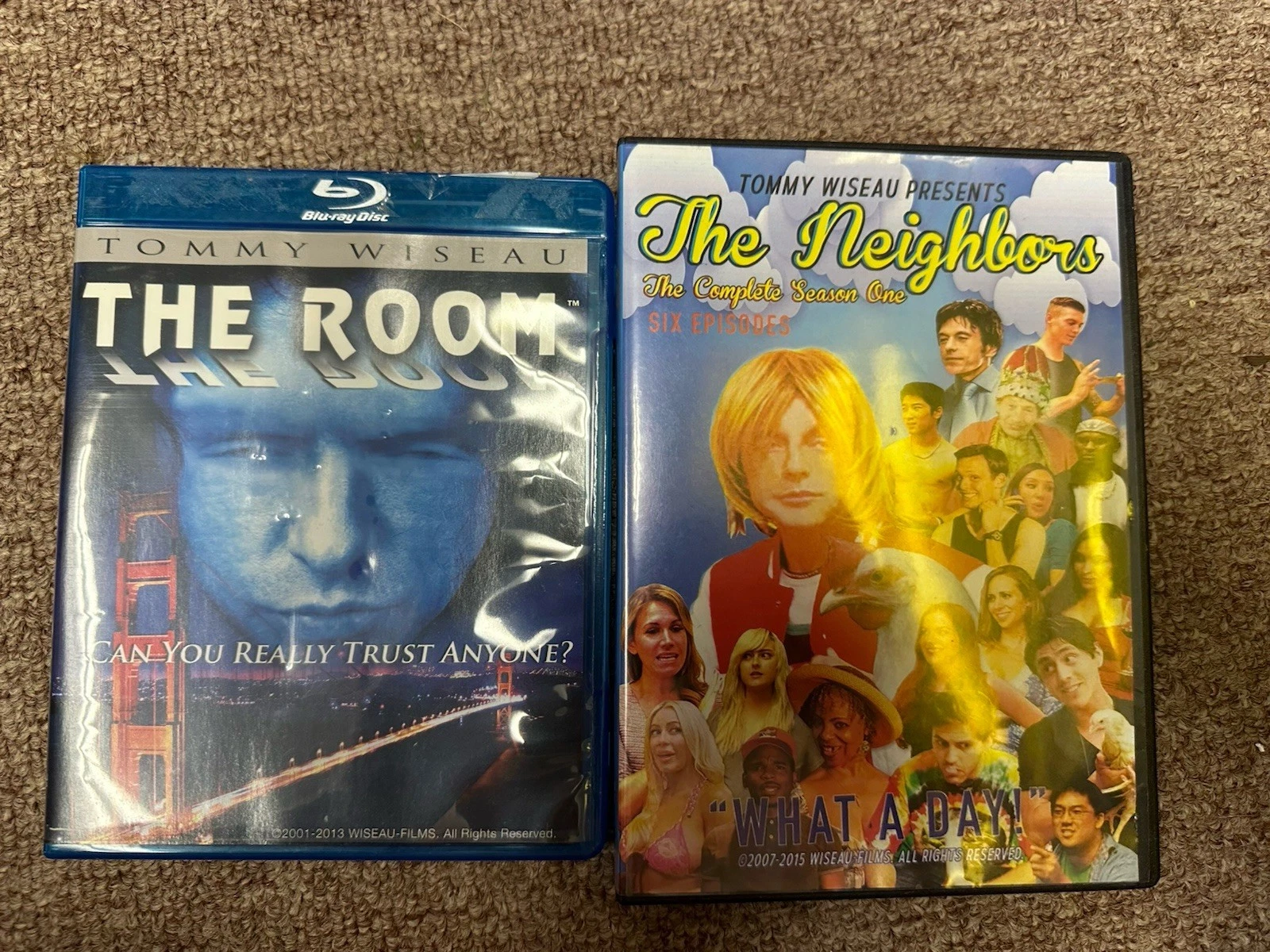 The Room Blu-ray Disc, 2012 Tommy Wiseau Cult Movie And The Neighbors DVD Bundle