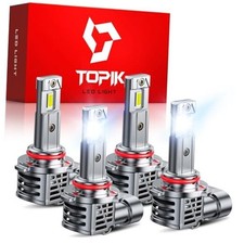 9005 9006 LED Light Bulbs Combo, 6500K 800 Brighter Ultra 9005/HB3 9006/HB4