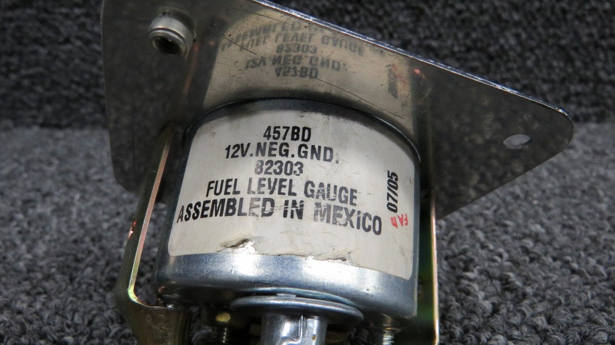 82303 (Alt: 457BD) Stewart-Warner Fuel Level Indicator with Mount